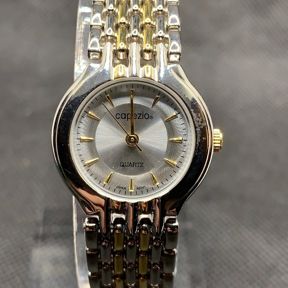 Capezio ladies watch with two-tone band